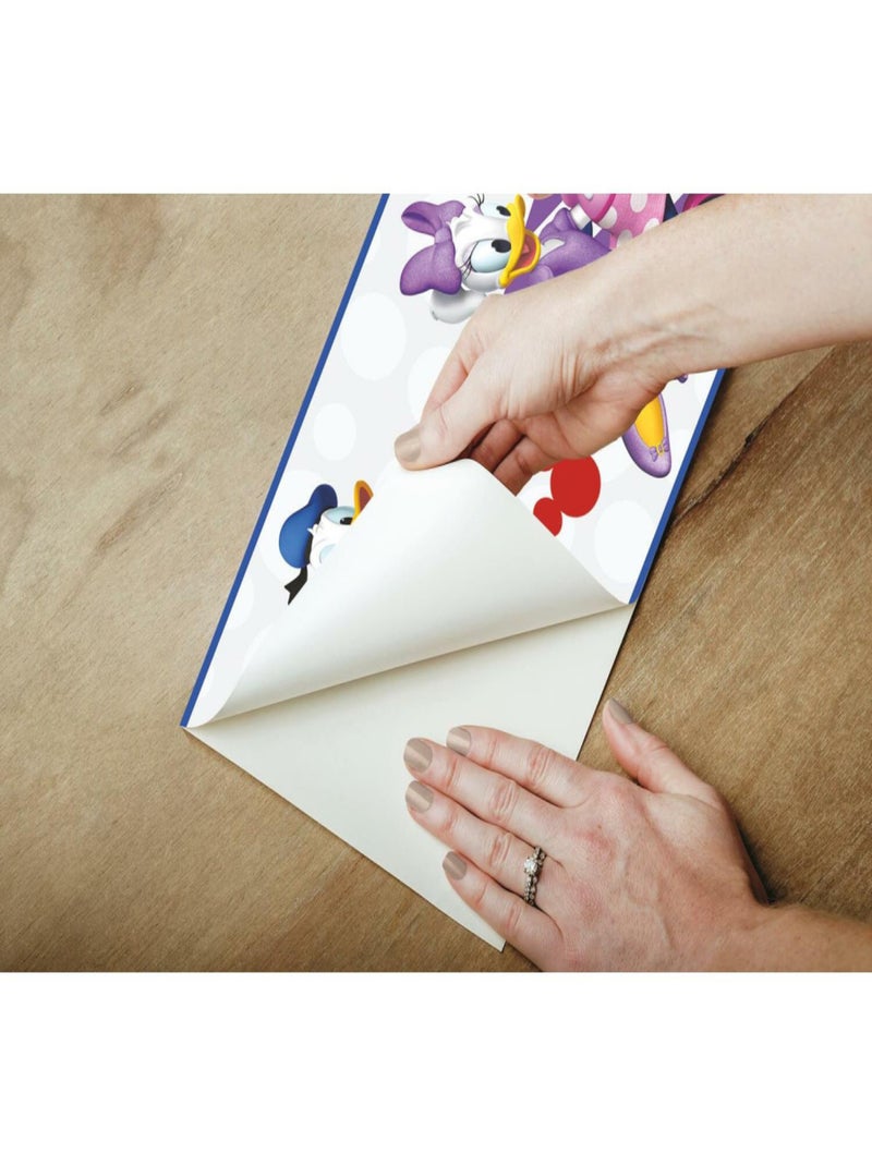 Frise adhésive Disney Mickey and Friends - 12,7 cm x 4.57 m Multicolore - Kiabi