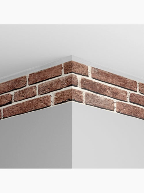 Frise auto-adhésive - briques midland - 500x13,8 cm - Kiabi