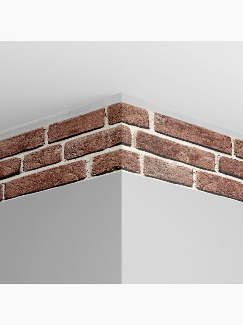 Frise auto-adhésive - briques midland - 500x13,8 cm Multicolore - Kiabi