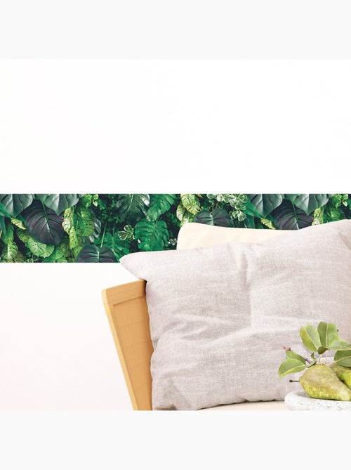 Frise auto-adhésive - jardin vertical 3d - 500x13,8 cm - Kiabi
