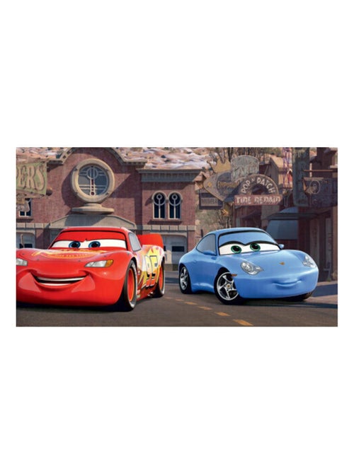 Frise auto-adhésive Cars Flash McQueen et Sally Carrera en ville de Disney 10CM X 5M - Kiabi