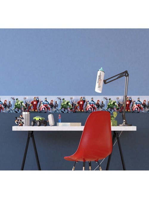 Frise auto-adhésive Disney Avengers 9 personnages Marvel 14CM X 5M - Kiabi