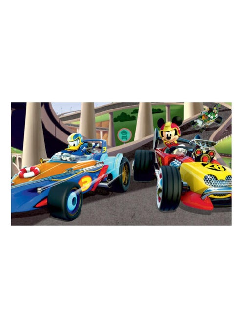 Frise auto-adhésive Mickey Mouse Mickey et Donald fond la course de Disney 14CM X 5M - Kiabi