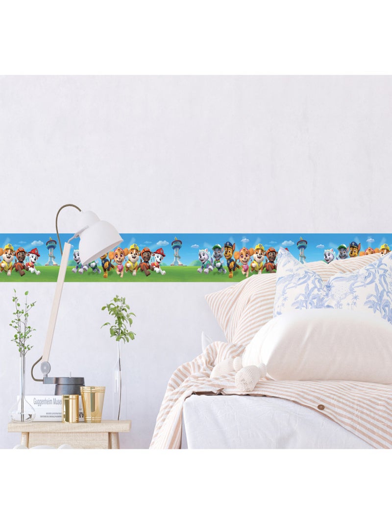 Frise auto-adhésive Pat'Patrouille - modèle En avant - 5 M x 10 CM Multicolore - Kiabi