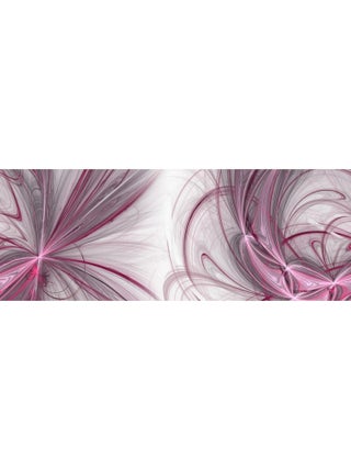 Frise auto-collante Abstract fils rouge, violet et gris - 1 rouleau