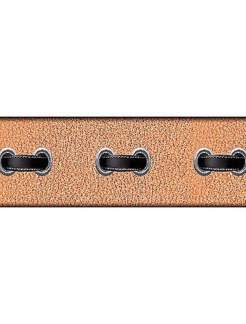 Frise auto-collante Ceinture marron - 1 rouleau de 14 cm x 500 cm