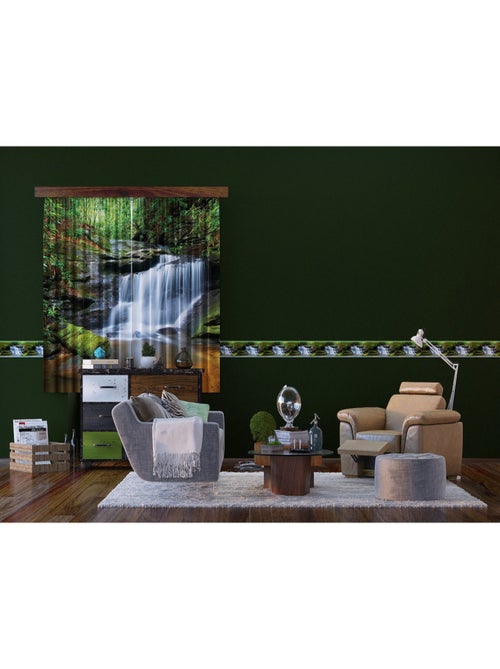 Frise auto-collante Chutes d'eau et cascades - 1 rouleau - Kiabi