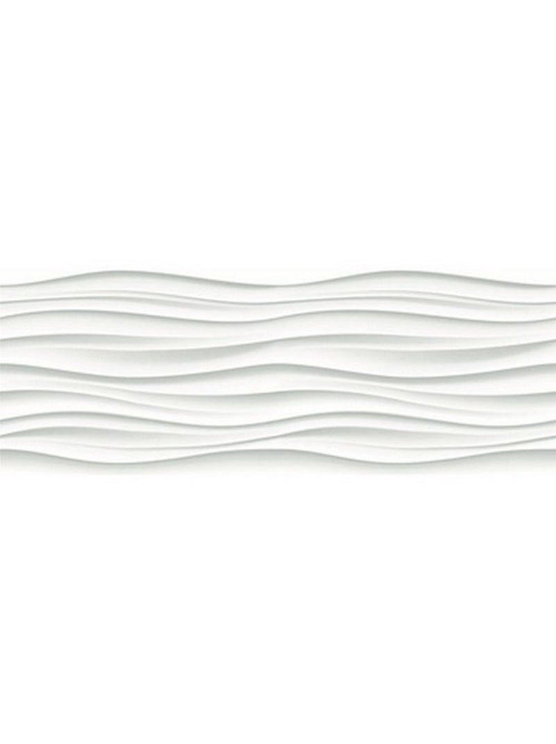 Frise auto-collante Creative effet moulures platre - 1 rouleau de 13.8 cm x 500 cm Blanc - Kiabi