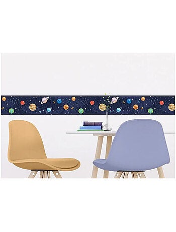 Frise auto-collante de planète dans l'espace