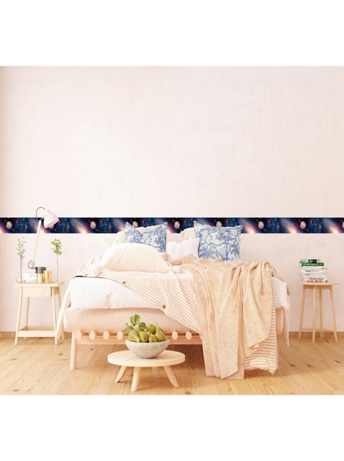 Frise auto-collante Espace planètes et systèmes solaire - 1 rouleau - Kiabi