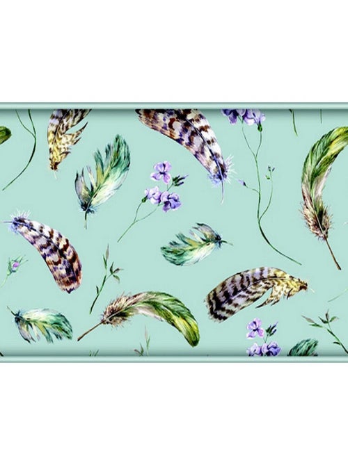 Frise auto-collante Feathers - 1 rouleau de 14 cm x 500 cm - Kiabi