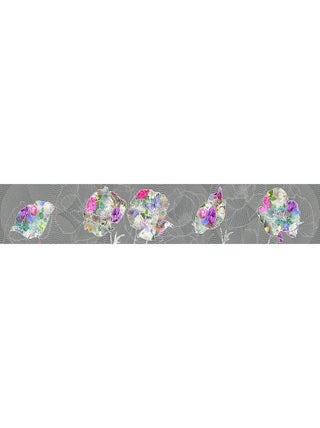 Frise auto-collante Flora Color - 1 rouleau de 14 cm x 500 cm