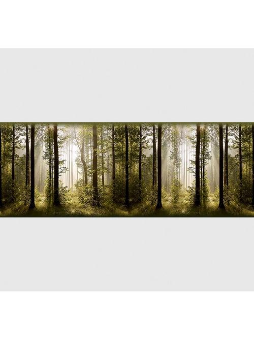 Frise auto-collante Forêt et arbres 1 rouleau - Kiabi