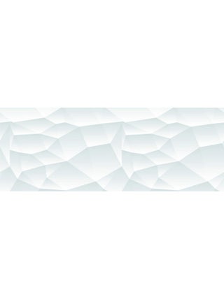 Frise auto collante forme géométrique relief alvéoles blanches 1 rouleau