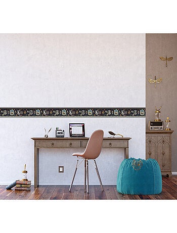 Frise auto-collante Harry potter Hedwig, Dobby et le châteaux Poudlard