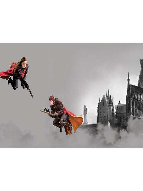 Frise auto-collante Harry Potter Quidditch 3 personnages - 1 rouleau de 0,97 x 5 m - Kiabi