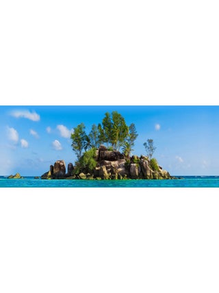 Frise auto-collante Island - 1 rouleau de 14 cm x 500 cm