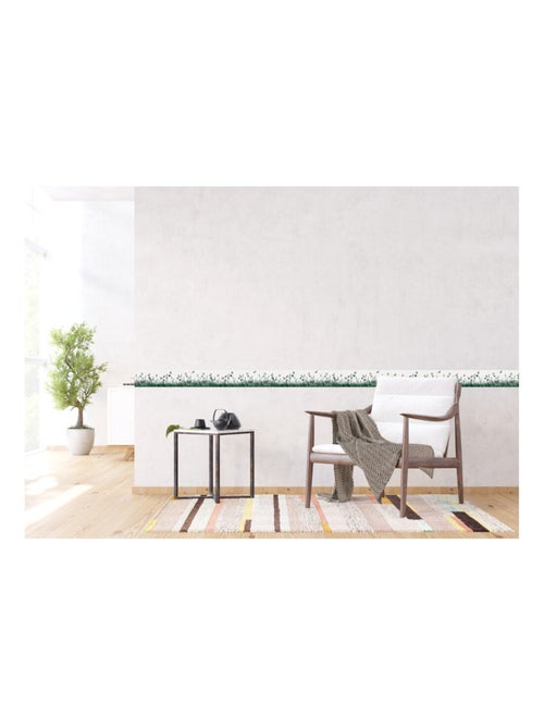 Frise auto-collante Silhouette d'herbe et papillon - Kiabi