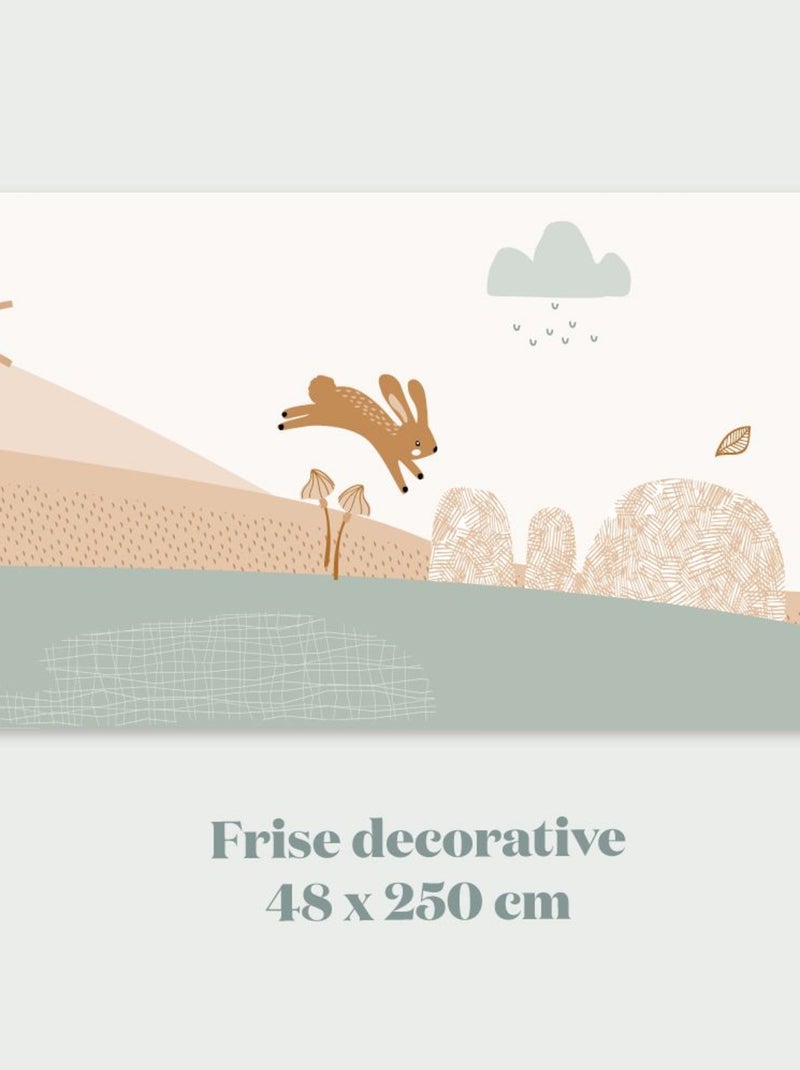 Frise papier peint Edgar le Renard Multicolore - Kiabi