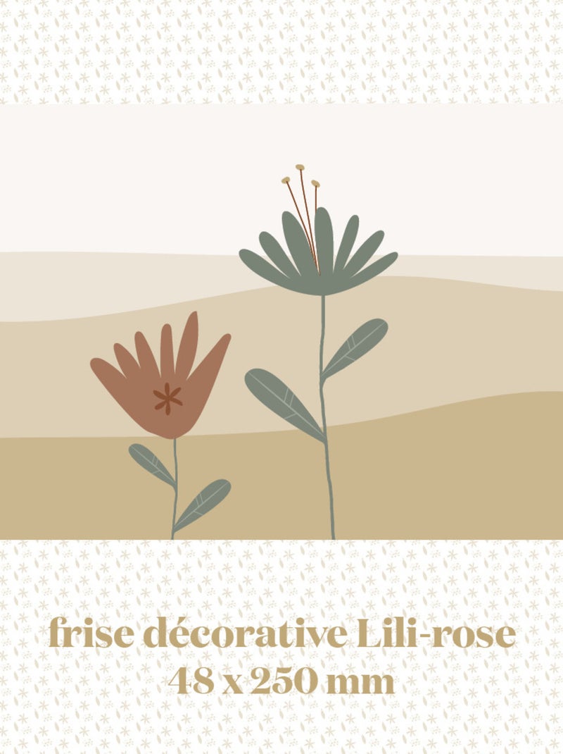 Frise papier peint Lili-Rose Multicolore - Kiabi