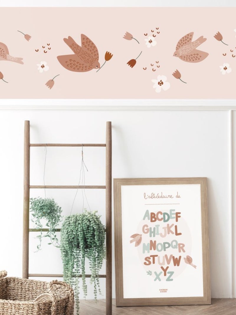 Frise papier peint Paloma Multicolore - Kiabi