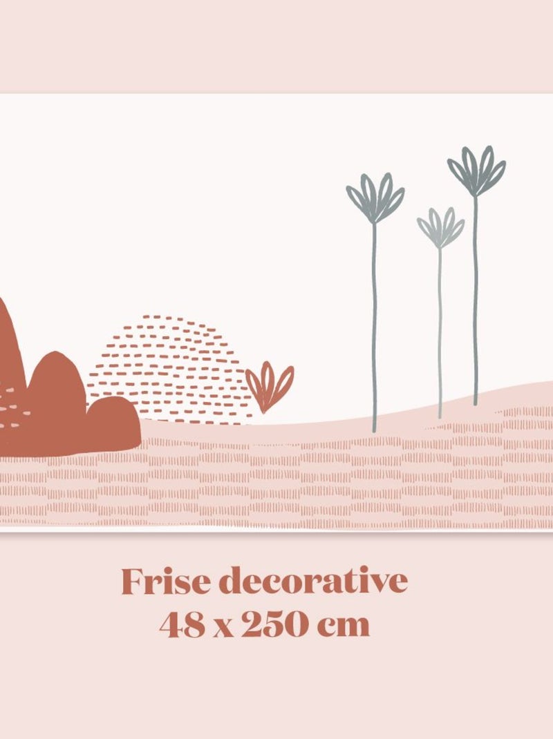 Frise papier peint Sofia Multicolore - Kiabi