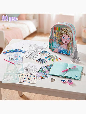 Frozen coffret de dessin 80 pièces +3 ans