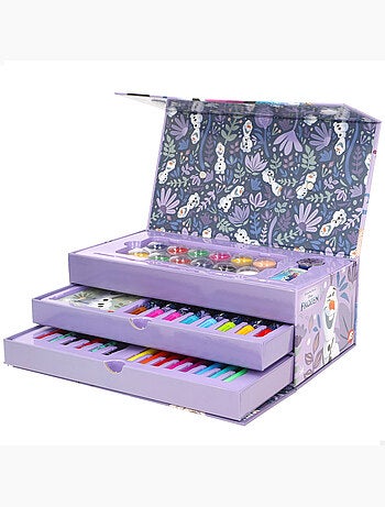 Frozen coffret de dessin au format mallette, 50 pièces