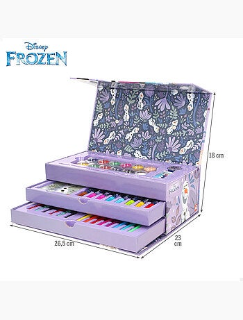 Frozen coffret de dessin au format mallette, 50 pièces