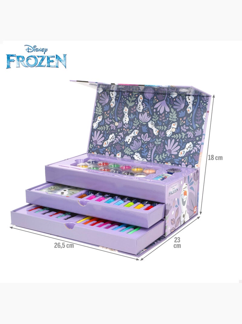 Frozen coffret de dessin au format mallette, 50 pièces N/A - Kiabi
