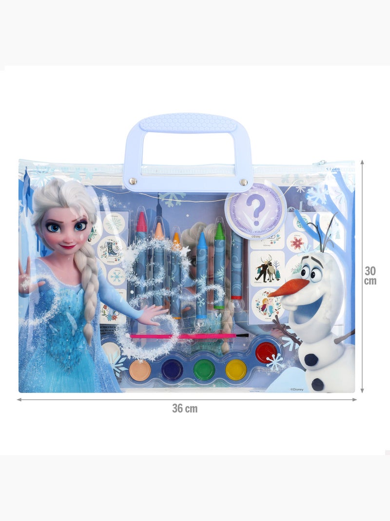 Frozen ensemble de dessin avec tableau noir, 40 pièces N/A - Kiabi