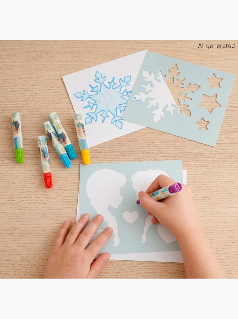 Frozen kit de dessin avec sac à dos N/A - Kiabi