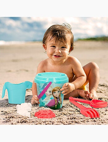 Frozen seau de plage avec accessoires et sac de transport