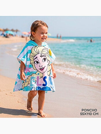 Frozen seau de plage avec accessoires sac à dos et poncho