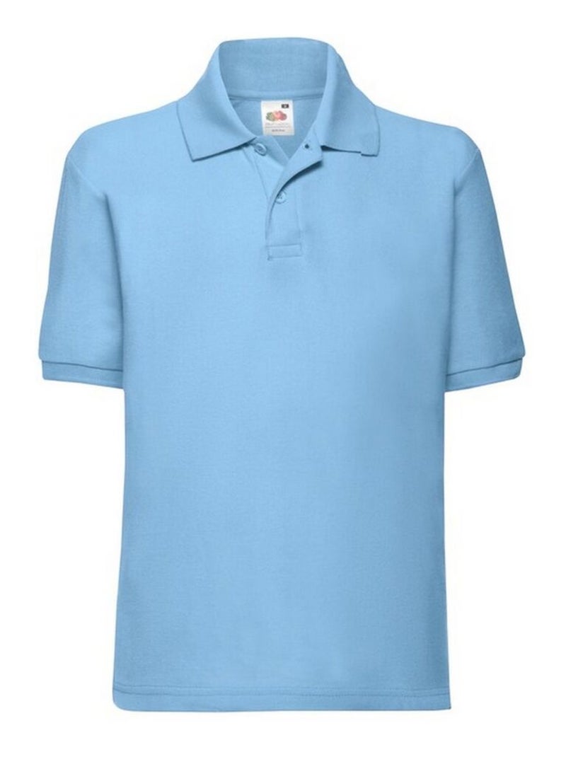 FruÇa of the Loom - Polo 65/35 Bleu ciel - Kiabi