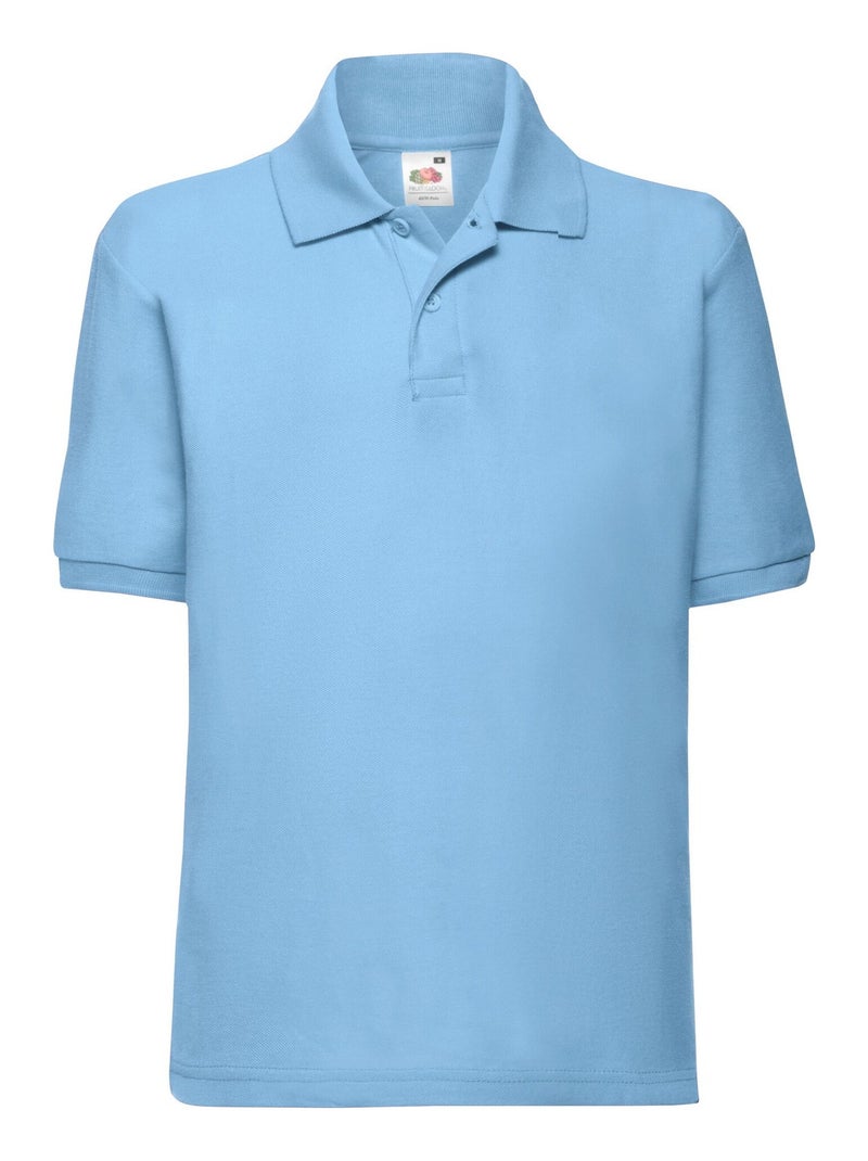 FruÇa of the Loom - Polo 65/35 Bleu ciel - Kiabi