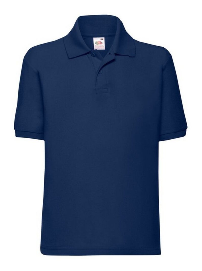 FruÇa of the Loom - Polo 65/35 Bleu marine - Kiabi