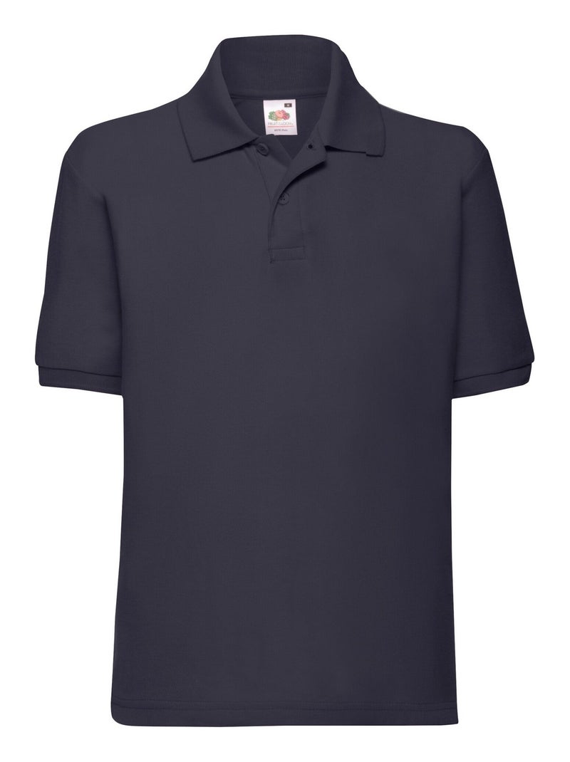 FruÇa of the Loom - Polo 65/35 Bleu nuit - Kiabi