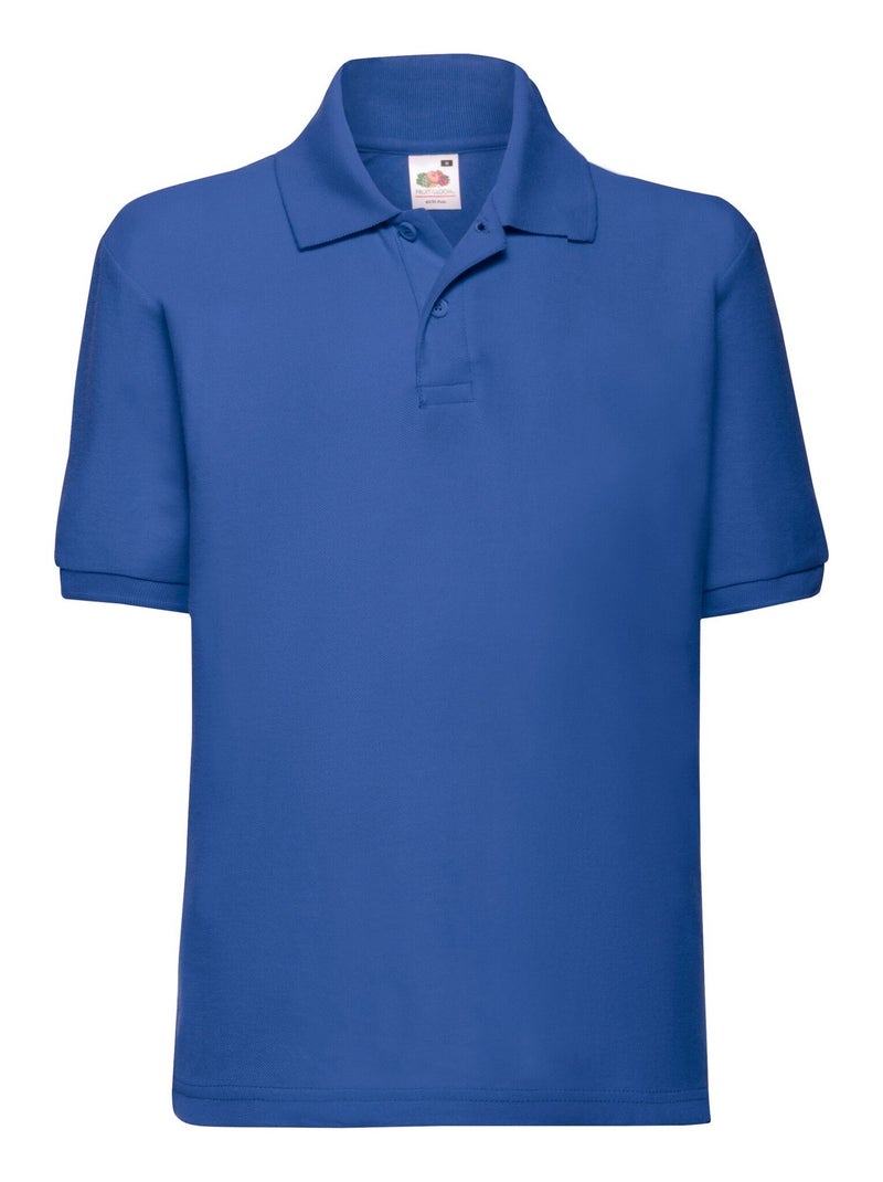 FruÇa of the Loom - Polo 65/35 Bleu roi - Kiabi