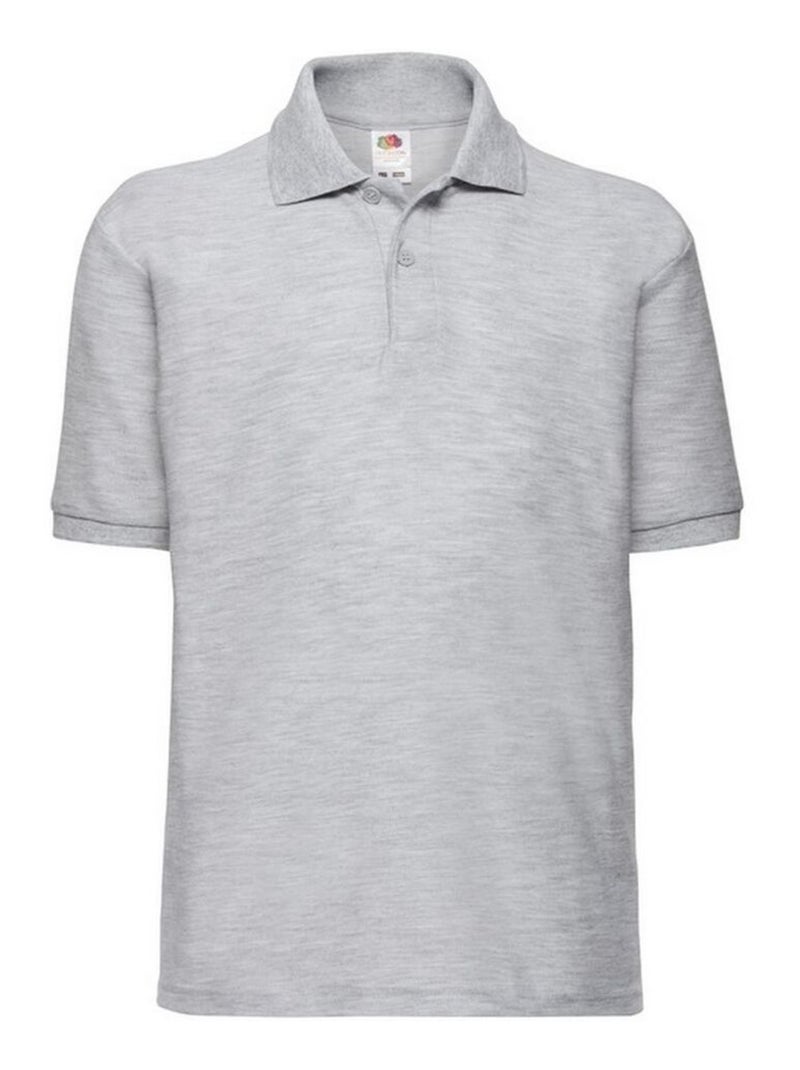 FruÇa of the Loom - Polo 65/35 Gris chiné - Kiabi