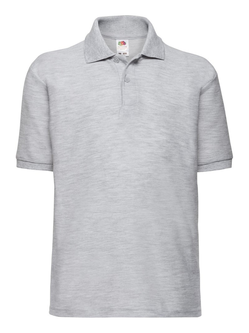 FruÇa of the Loom - Polo 65/35 Gris chiné - Kiabi
