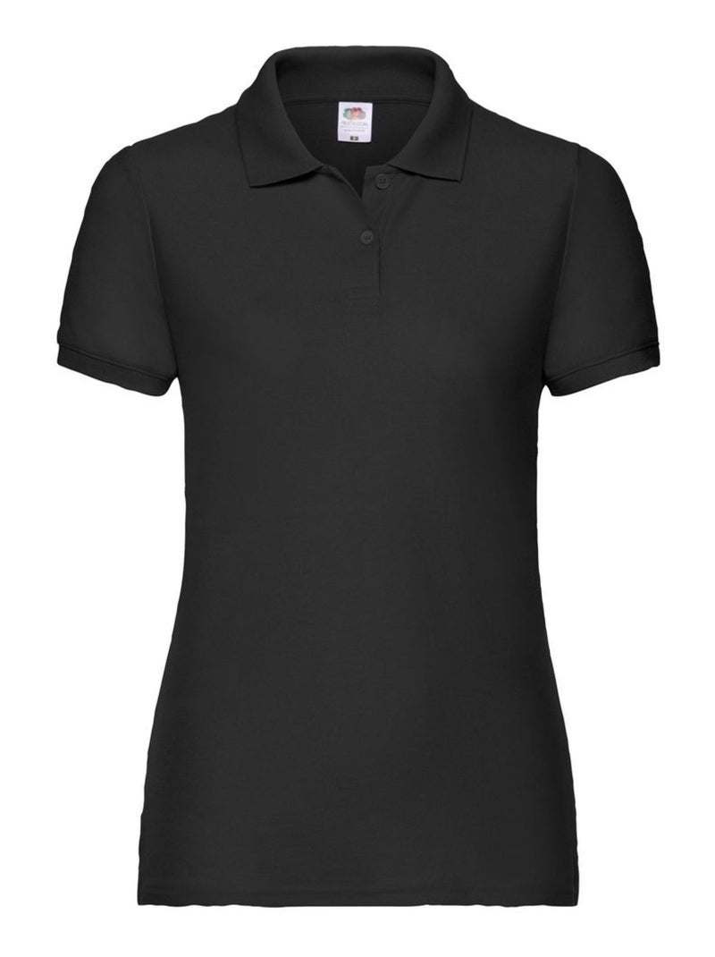 FruÇa of the Loom - Polo 65/35 Noir - Kiabi