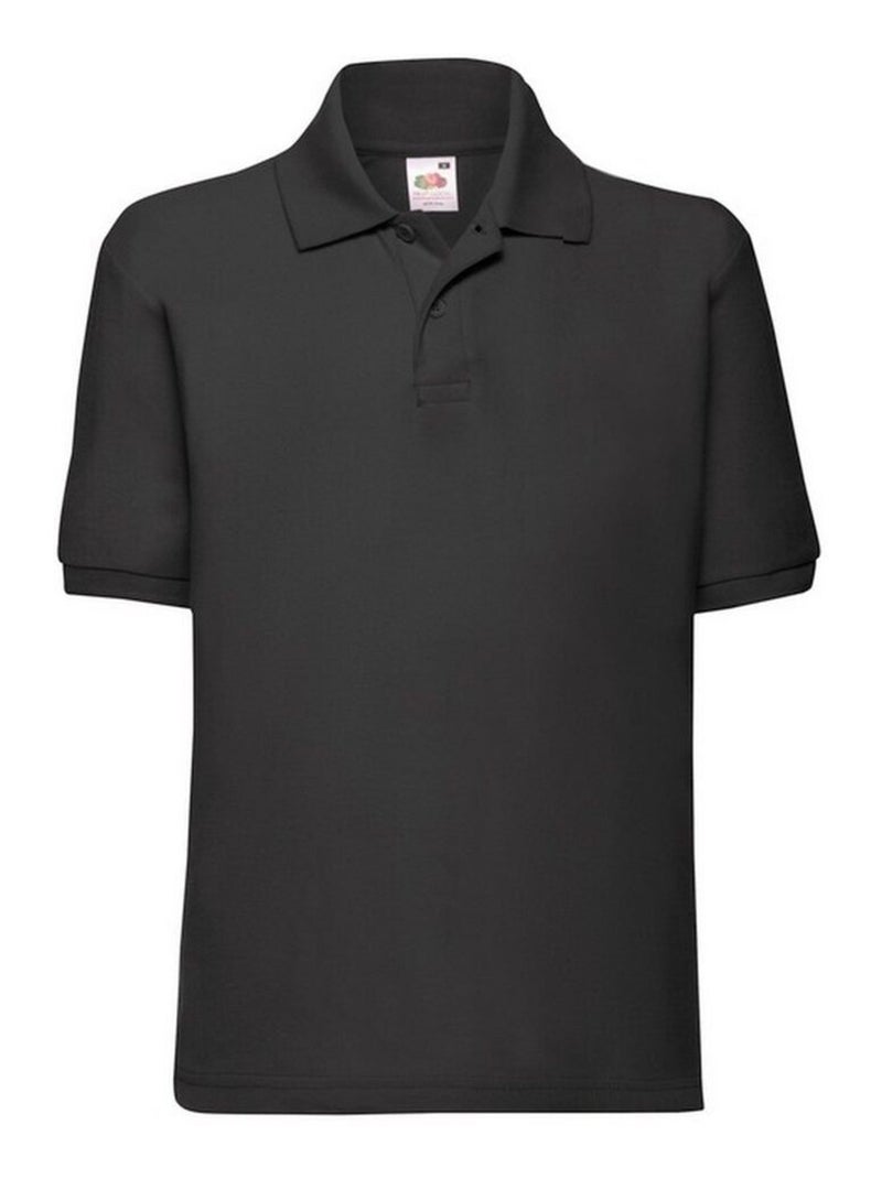 FruÇa of the Loom - Polo 65/35 Noir - Kiabi