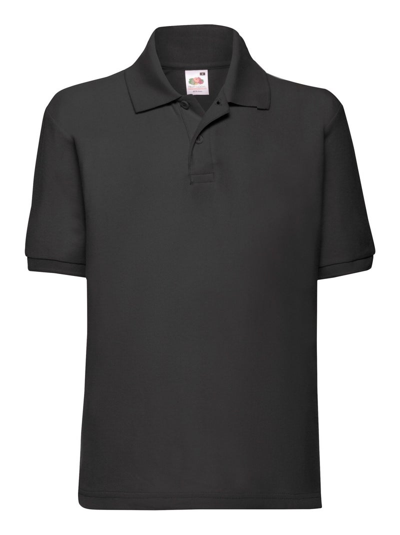 FruÇa of the Loom - Polo 65/35 Noir - Kiabi