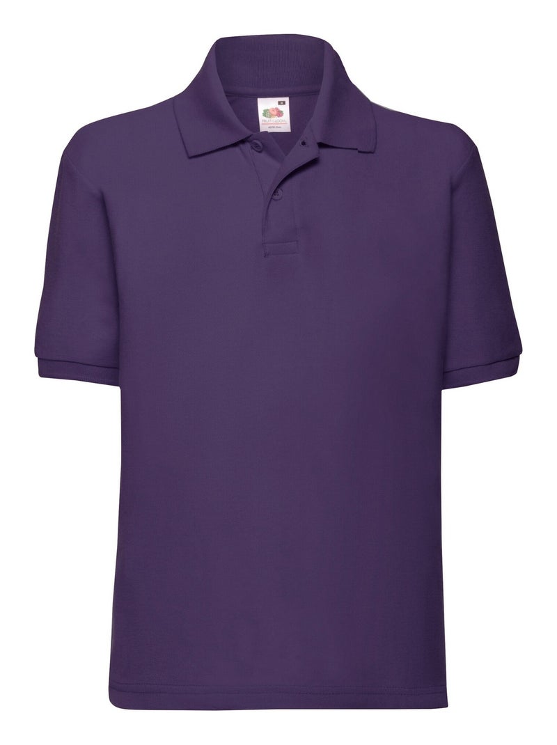 FruÇa of the Loom - Polo 65/35 Violet - Kiabi