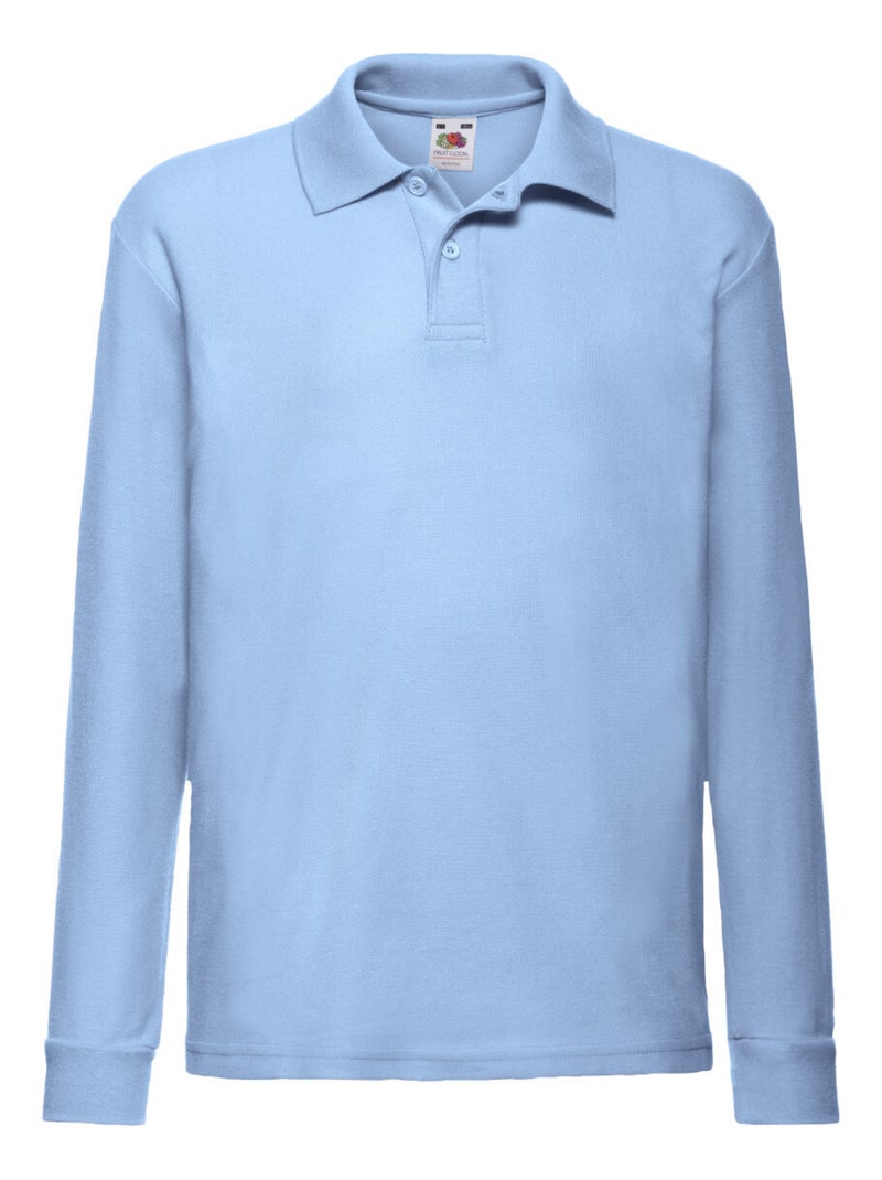 FruÇa of the Loom - Polo Bleu ciel - Kiabi