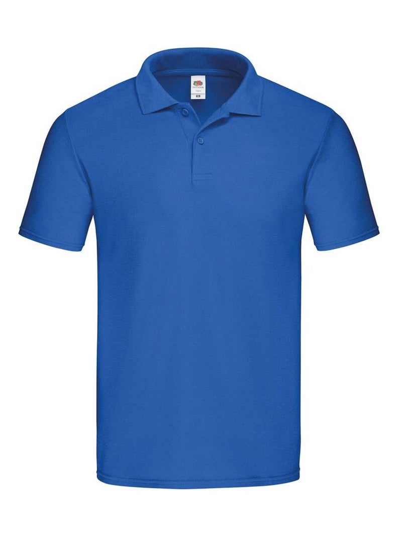 FruÇa of the Loom - Polo ORIGINAL Bleu roi - Kiabi