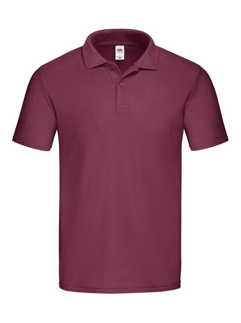 FruÇa of the Loom - Polo ORIGINAL Bordeaux - Kiabi