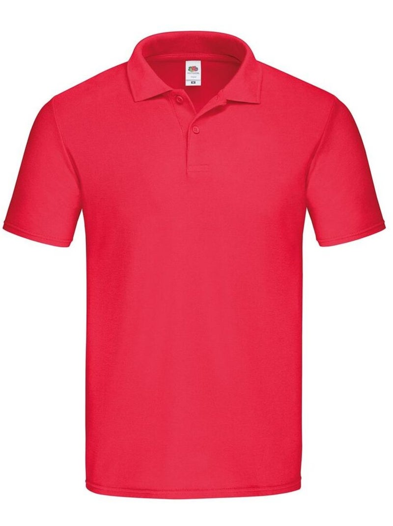 FruÇa of the Loom - Polo ORIGINAL Rouge - Kiabi