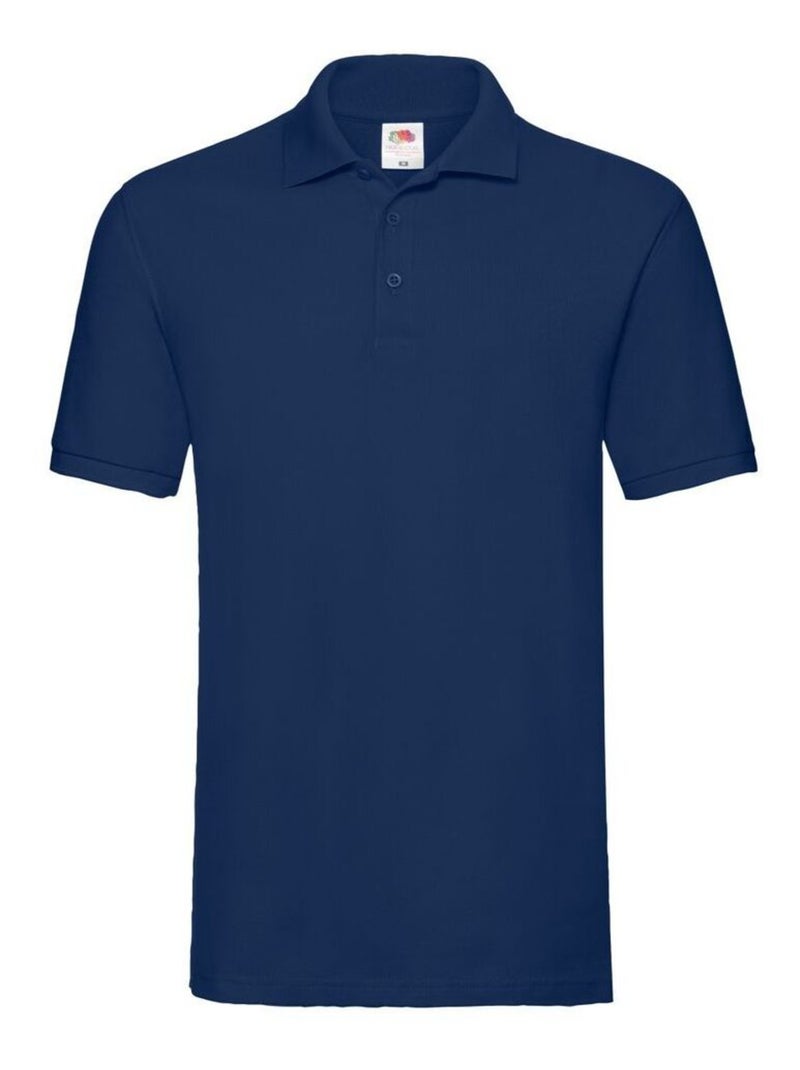 FruÇa of the Loom - Polo PREMIUM Bleu marine - Kiabi